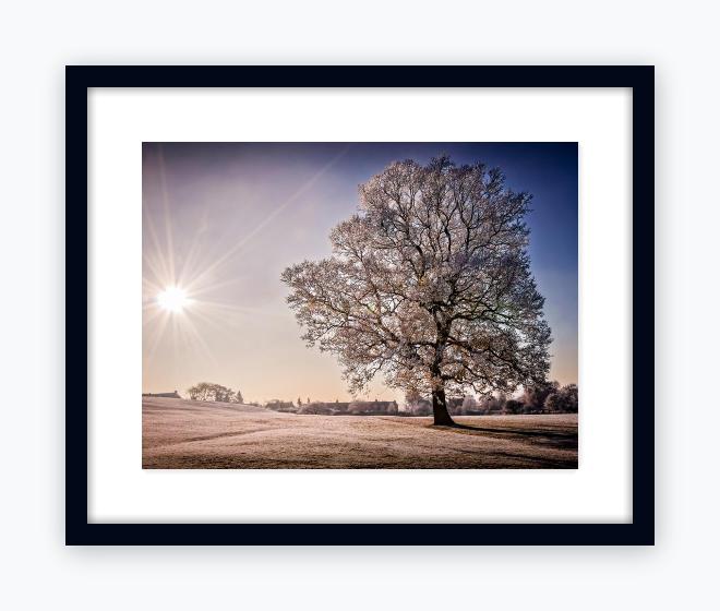Classic 16x20 Black Frame, Snow White Mount - Classic 16x20 Black Frame, Snow White Mount