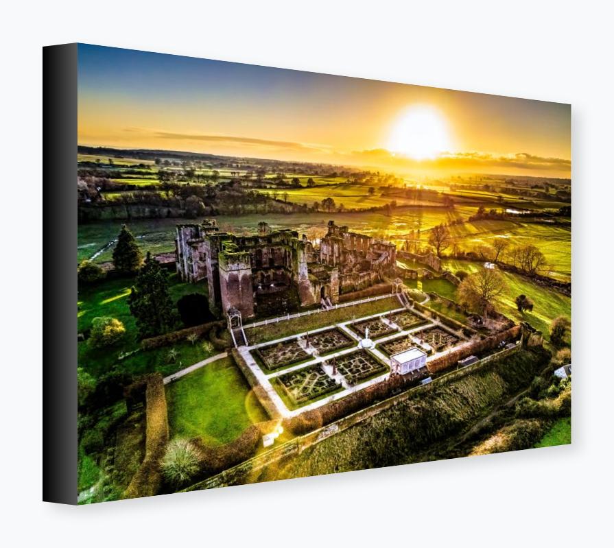 Stretched Canvas 12x16 on 38mm Bar, Black Wrap - Stretched Canvas 12x16 on 38mm Bar, Black Wrap