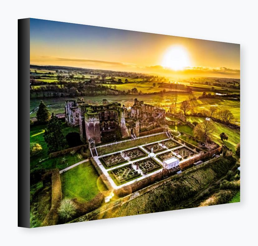 Stretched Canvas 16x20 on 38mm Bar, Black Wrap - Stretched Canvas 16x20 on 38mm Bar, Black Wrap