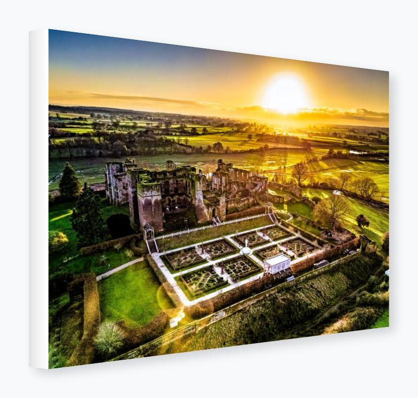 Stretched Canvas 16x20 on 38mm Bar, White Wrap - Stretched Canvas 16x20 on 38mm Bar, White Wrap